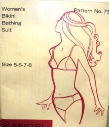 73 74 KANDEL MS BIKINI// 2 PC BATHING SUIT PATTERN 5-8,10-16